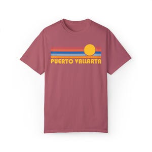 Puerto Vallarta, Mexico Graphic Tee, Comfort Colors Retro Unisex Puerto Vallarta T shirt