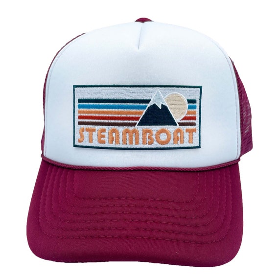 Casquette Vintage Steamboat Colorado Ski Resort – Felt, Verte, Réglable, Rétro !
