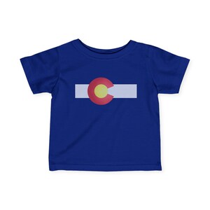 Colorado State Flag Infant Tee - Cute Baby Shirt, Colorado Pride, Newborn Gift, Baby Shower Gift, Toddler Apparel, Colorado T-Shirt