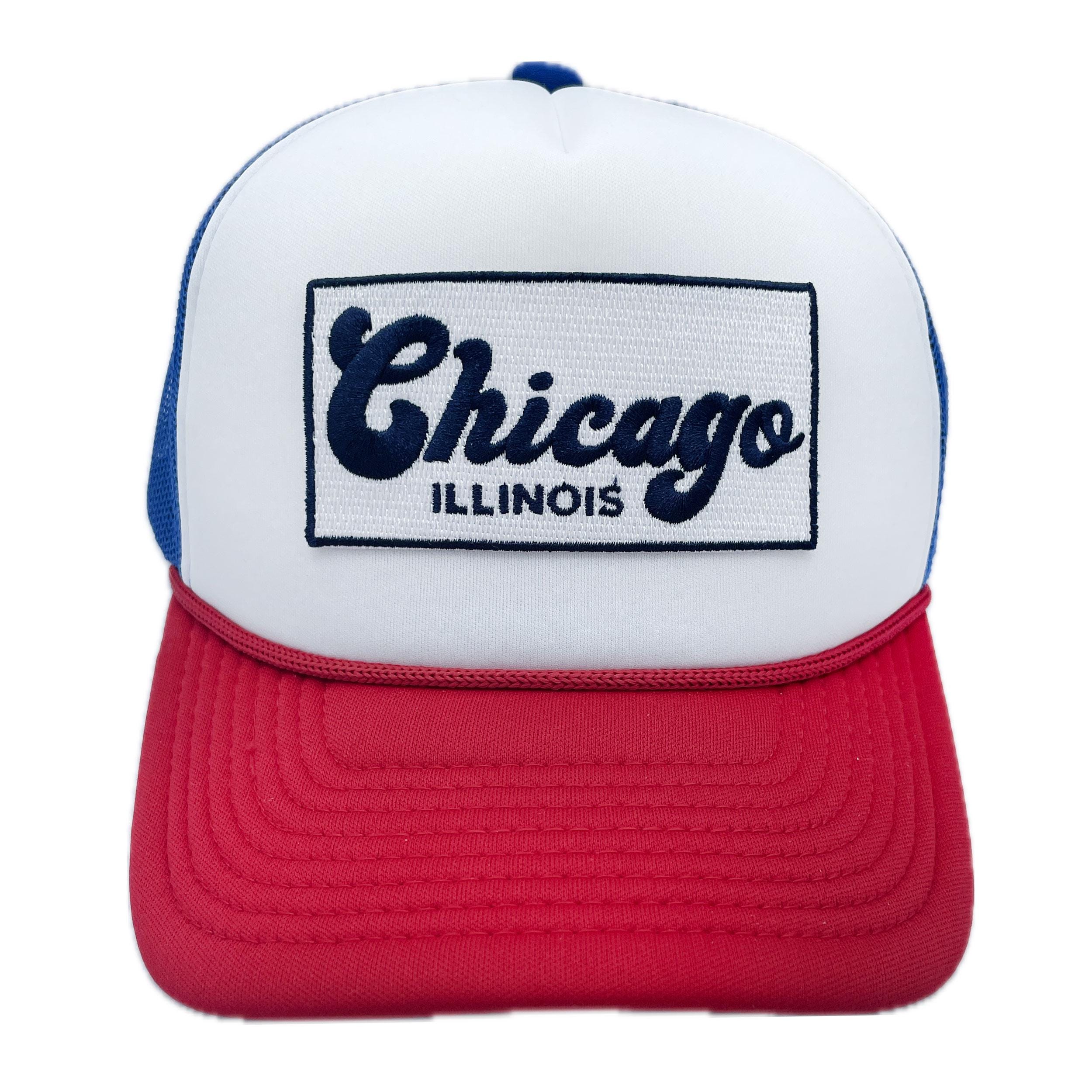 Chicago Illinois Trucker Hat: Retro Embroidered Snapback - Etsy display picture 2