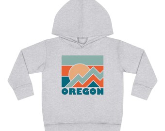 Oregon Toddler Hoodie: Unisex Cotton-Blend Sweatshirt