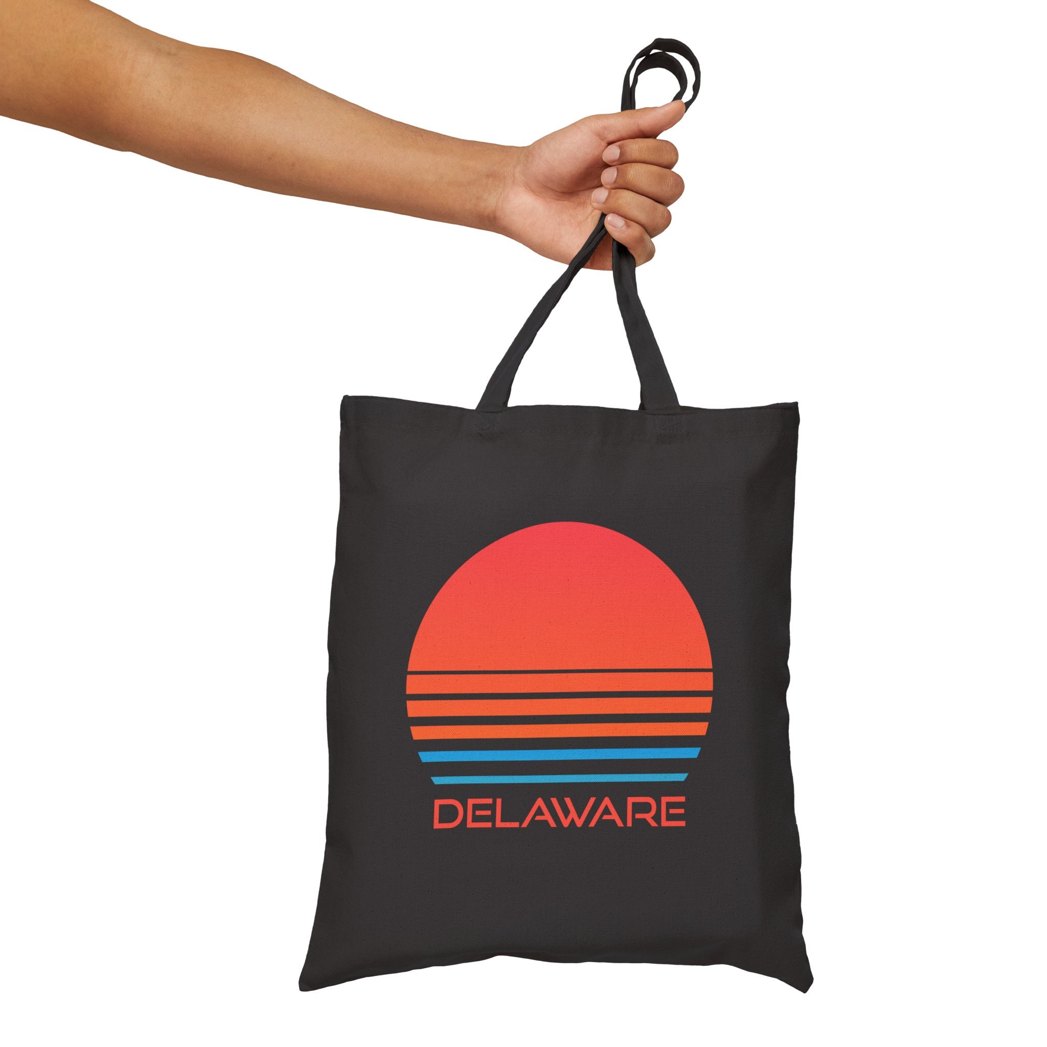 Delaware Cotton Canvas Delaware Tote Bag - Retro 80s