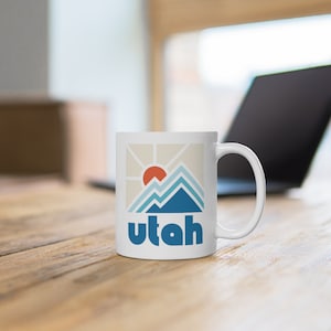 Utah Mug, Ceramic Utah Mug, Utah Coffee Mug - Personalization Available