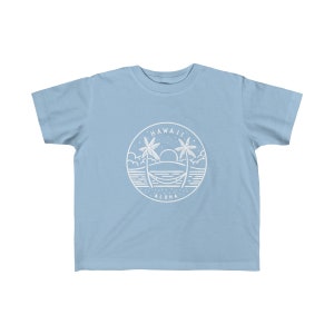 Hawaii Toddler Shirt, State Design Hawaii Kid's T-Shirt image 4