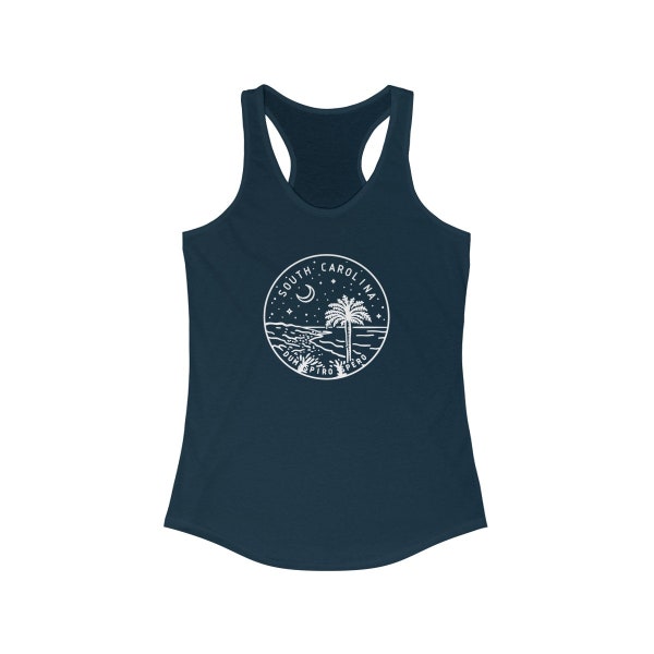 South Carolina Women's Tank Top , State Design Racerback South Carolina Tank Top