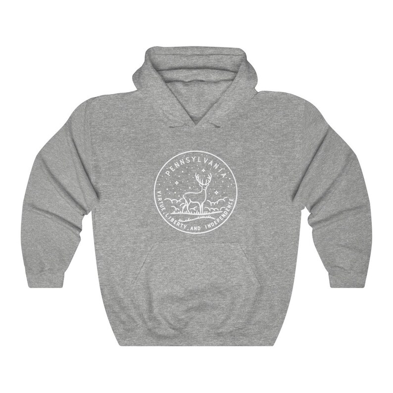 Pennsylvania Hoodie State Design Adult Unisex Pennsylvania - Etsy