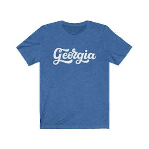 Georgia T-Shirt, Hand Lettered Unisex Georgia Shirt - Personalization Available