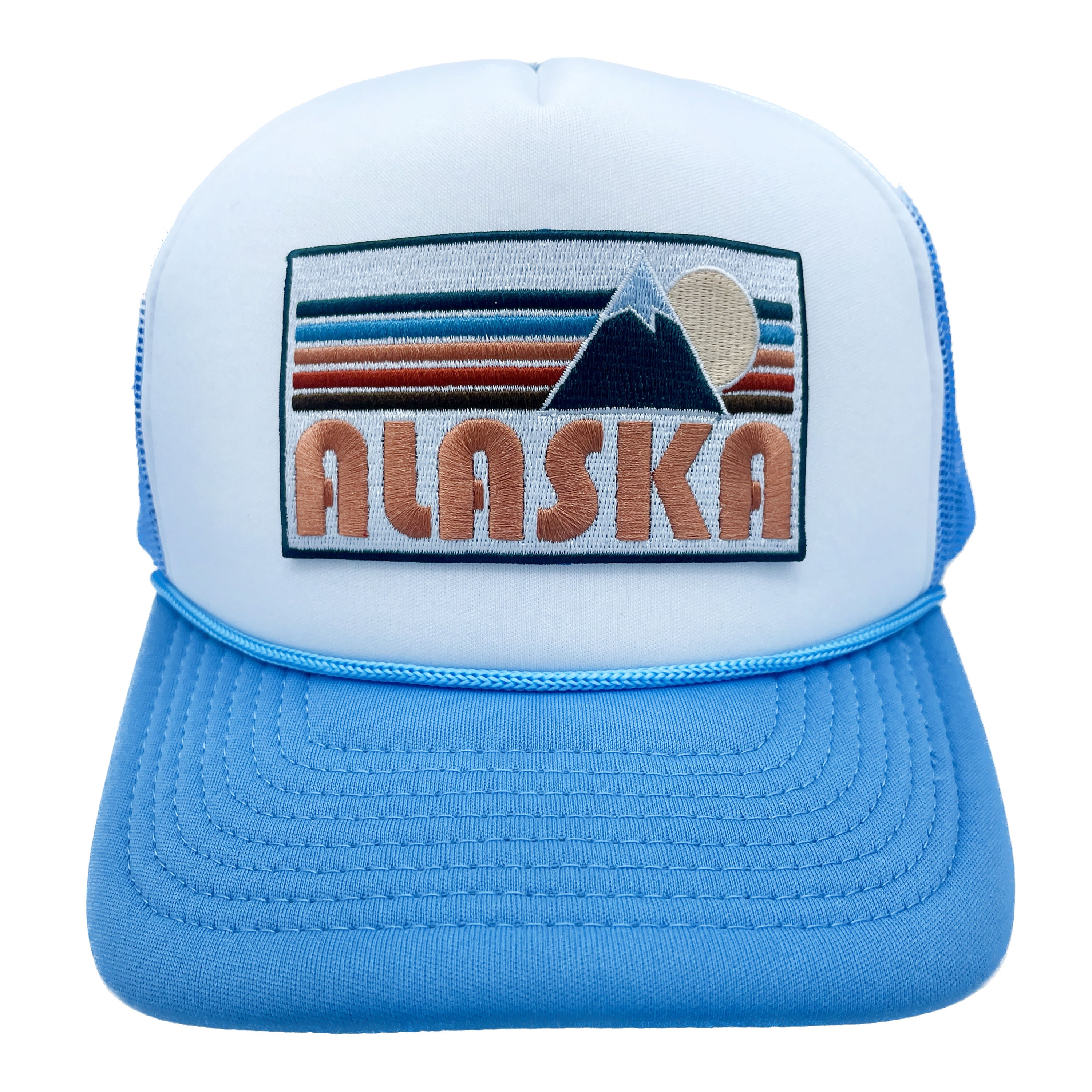 Retro Alaska Trucker Hat: Embroidered Snapback Adult Hat - Etsy