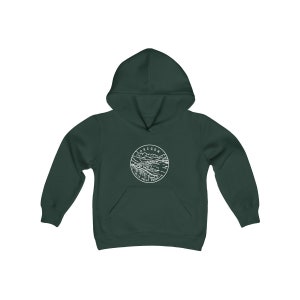 Oregon Jugend Hoodie, State Design UnisexOregon Kinder Sweatshirt - Personalisierung verfügbar
