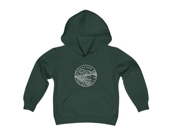 Oregon Jugend Hoodie, State Design UnisexOregon Kinder Sweatshirt - Personalisierung verfügbar