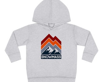 Snowmass, Colorado Toddler Hoodie, Unisex Snowmass Toddler Sweatshirt