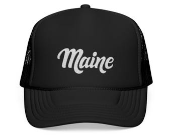 メイン刺繍フォームトラッカーハット - Etsy 日本