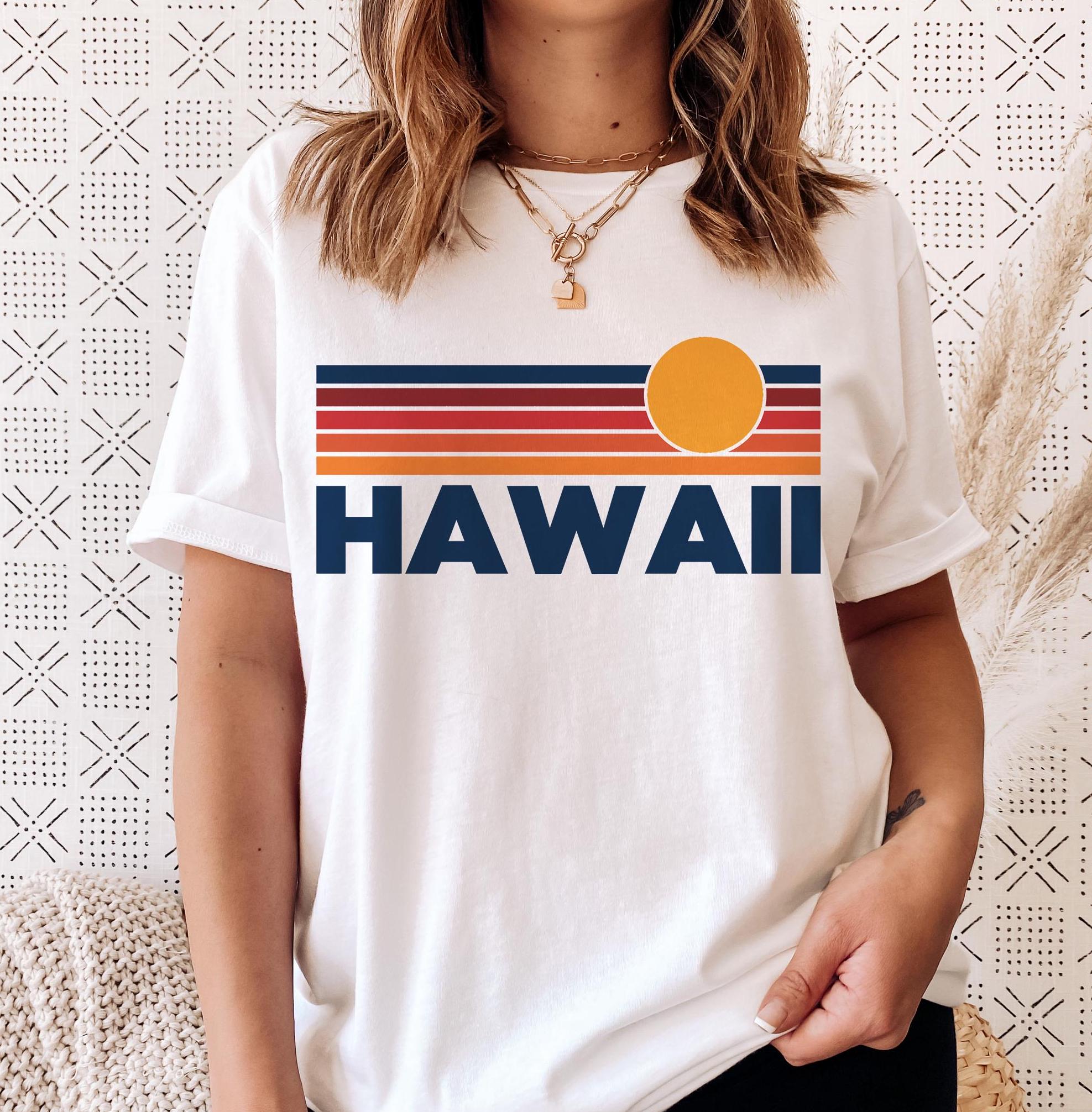 Vintage Hawaii T-shirt: Retro Sun Ombre Unisex Tee - Etsy