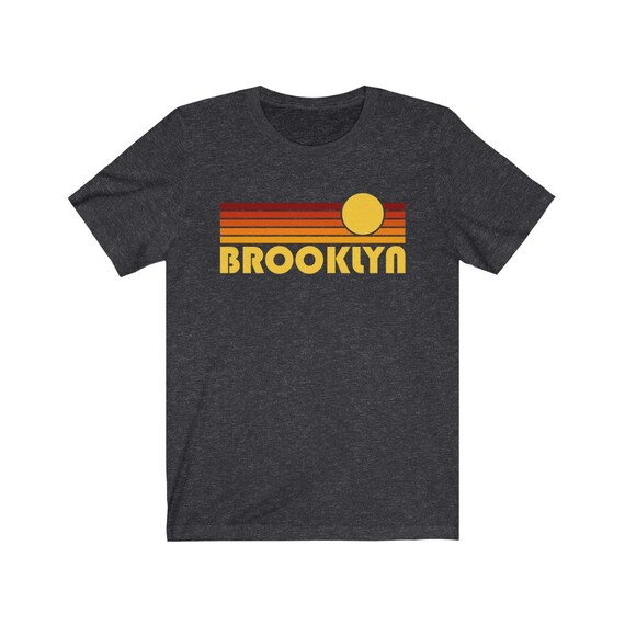Brooklyn New York Shirt Retro Sunset 