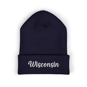 Wisconsin Embroidered Beanie