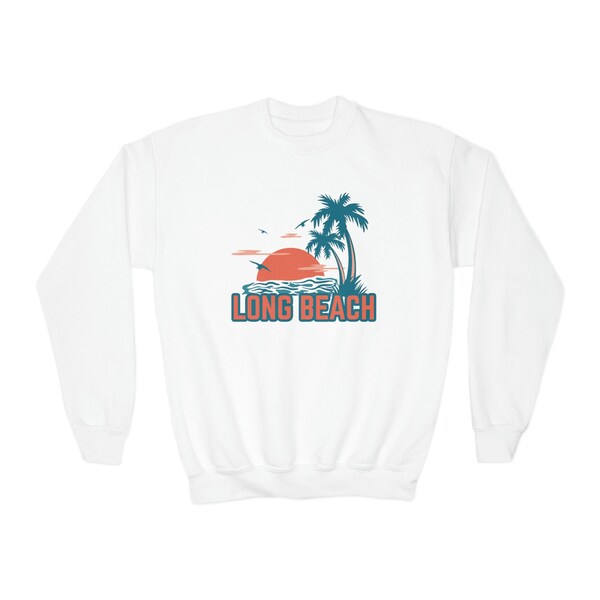 Long Beach, California Youth Sweatshirt - Unisex Kid's Long Beach Sweatshirt