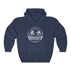 Hawaii Hoodie State Design Adult Unisex, Hawaii Sweatshirt - Personalization Available