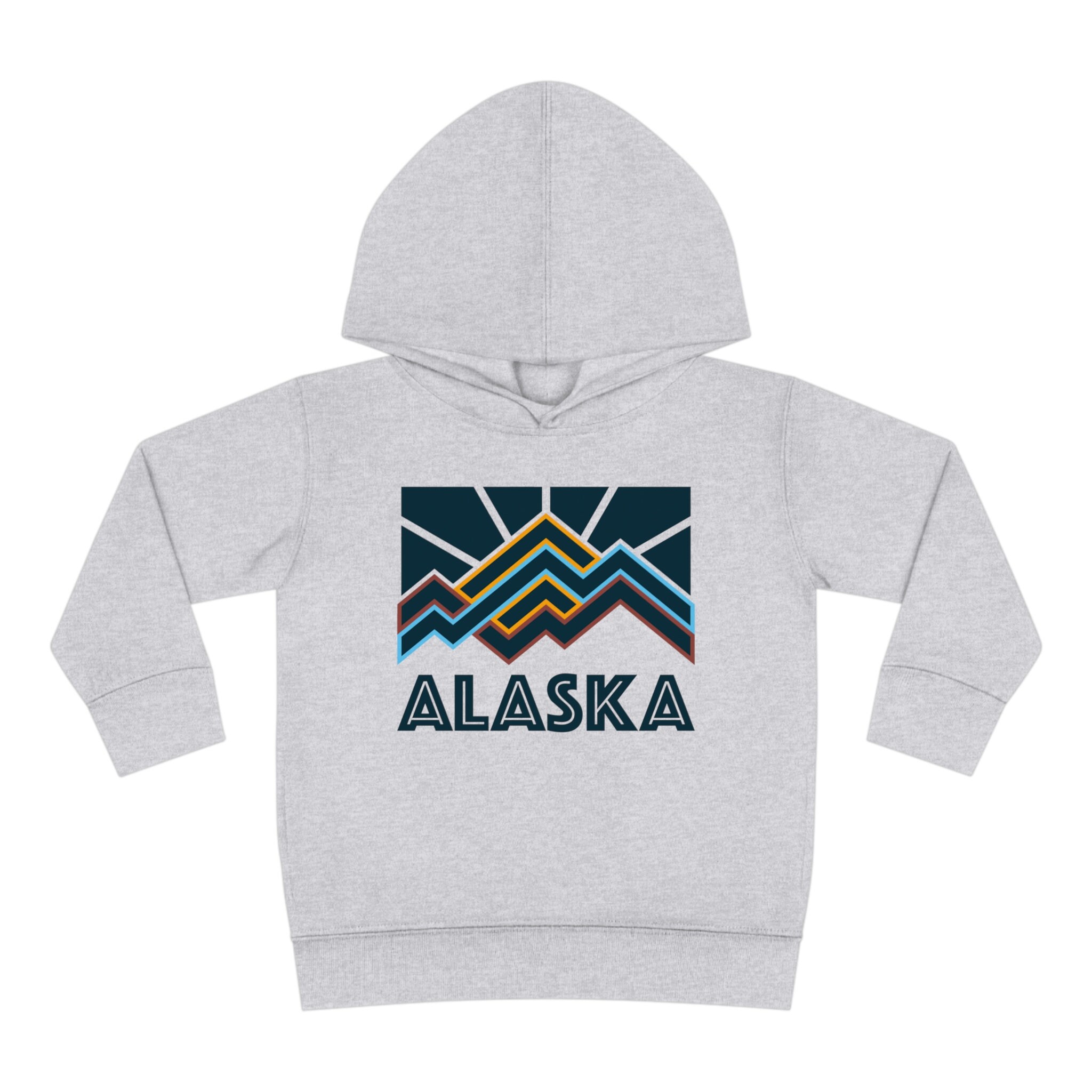 Alaska Toddler Hoodie: Unisex Cotton-Blend Sweatshirt, Personalization Available