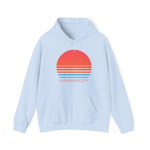 Sudadera con capucha de Kansas City, Missouri - Estilo retro de los 80 (unisex) imagen 5