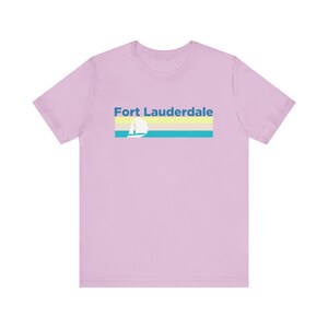 Fort Lauderdale, Florida T Shirt - Sailboat Graphic Tee