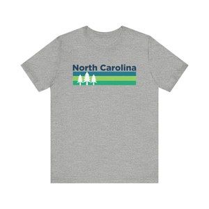 Camiseta Carolina do Norte: Algodão Macio Unissex Design NC Athletic Heather