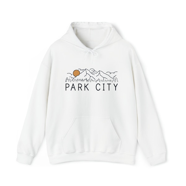 Park City, Utah Hoodie, Retro Unisex Park City Hoodie Sweatshirt