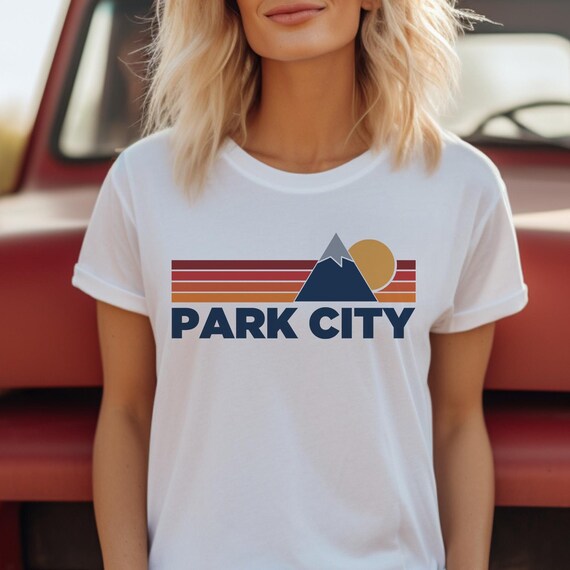 Retro Vintage Park City Utah Tee Shirt Retro Vintage Park City Utah Tee Shirt