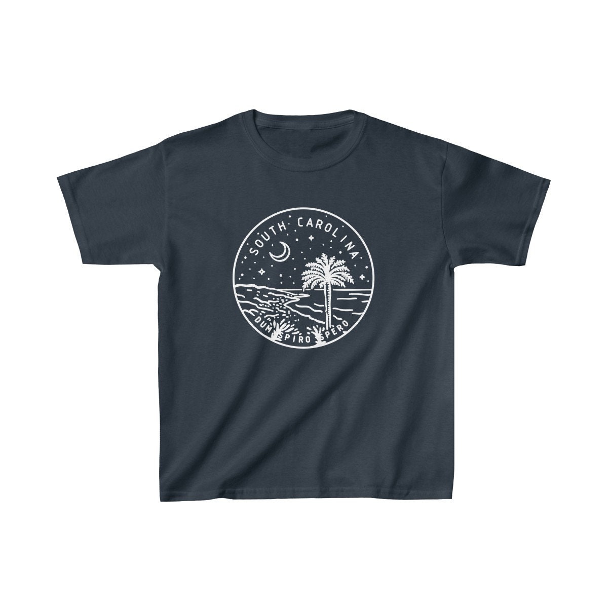 Carolina Football Fan T-Shirt - "Straight Outta Carolina" Design, Sapphire Blue, 100% Cotton (Sizes SM-5XL, XX-Large Shown)
