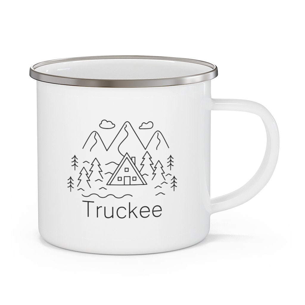Truckee, taza de campamento de California, 12 oz, taza de camping retro  esmaltada Truckee -  México