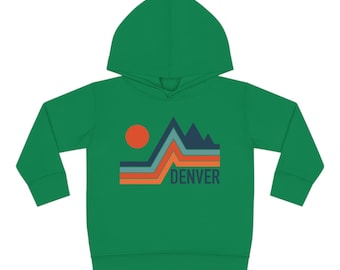 Denver, Colorado Toddler Hoodie, Unisex Denver Toddler Sweatshirt