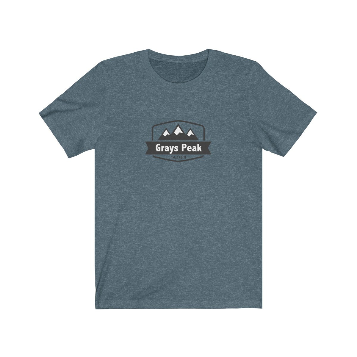 Grays Peak T-shirt Unisex Greys Peak-shirt - Etsy België