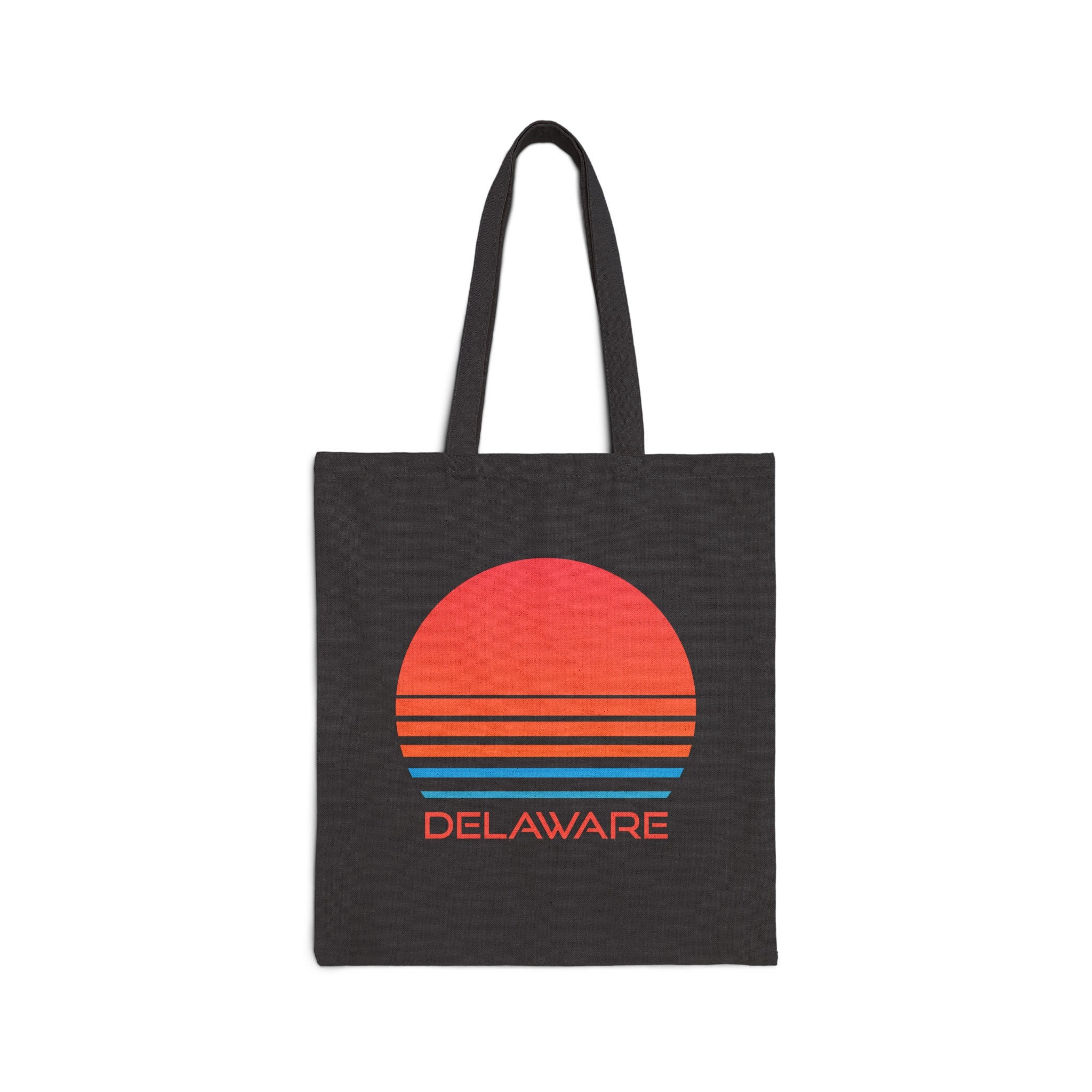 Delaware Cotton Canvas Delaware Tote Bag - Retro 80s