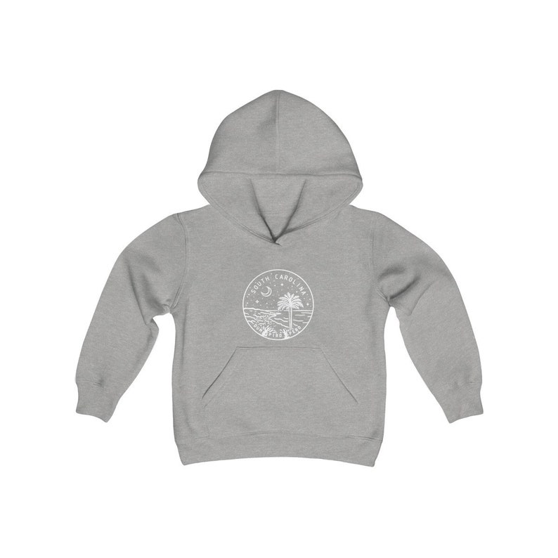 South Carolina Youth Hoodie State Design Unisex South Carolina Kid/'s Hoodie Hooded Sweatshirt