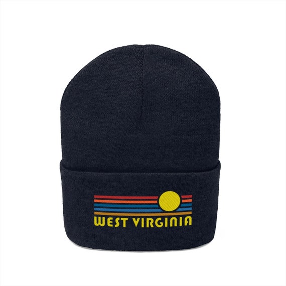 West Virginia Beanie Adult Embroidered 