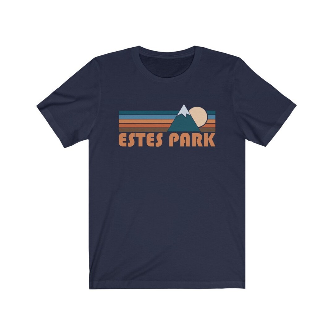Estes Park, Colorado Shirt, Retro Mountain Unisex Estes Park Tshirt Etsy
