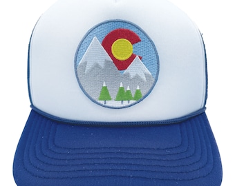 Kids Colorado Hat (Ages 2-12), Snowy Mountain Colorado Snapback Infant Hat / Youth Hat  / Kid's Hat
