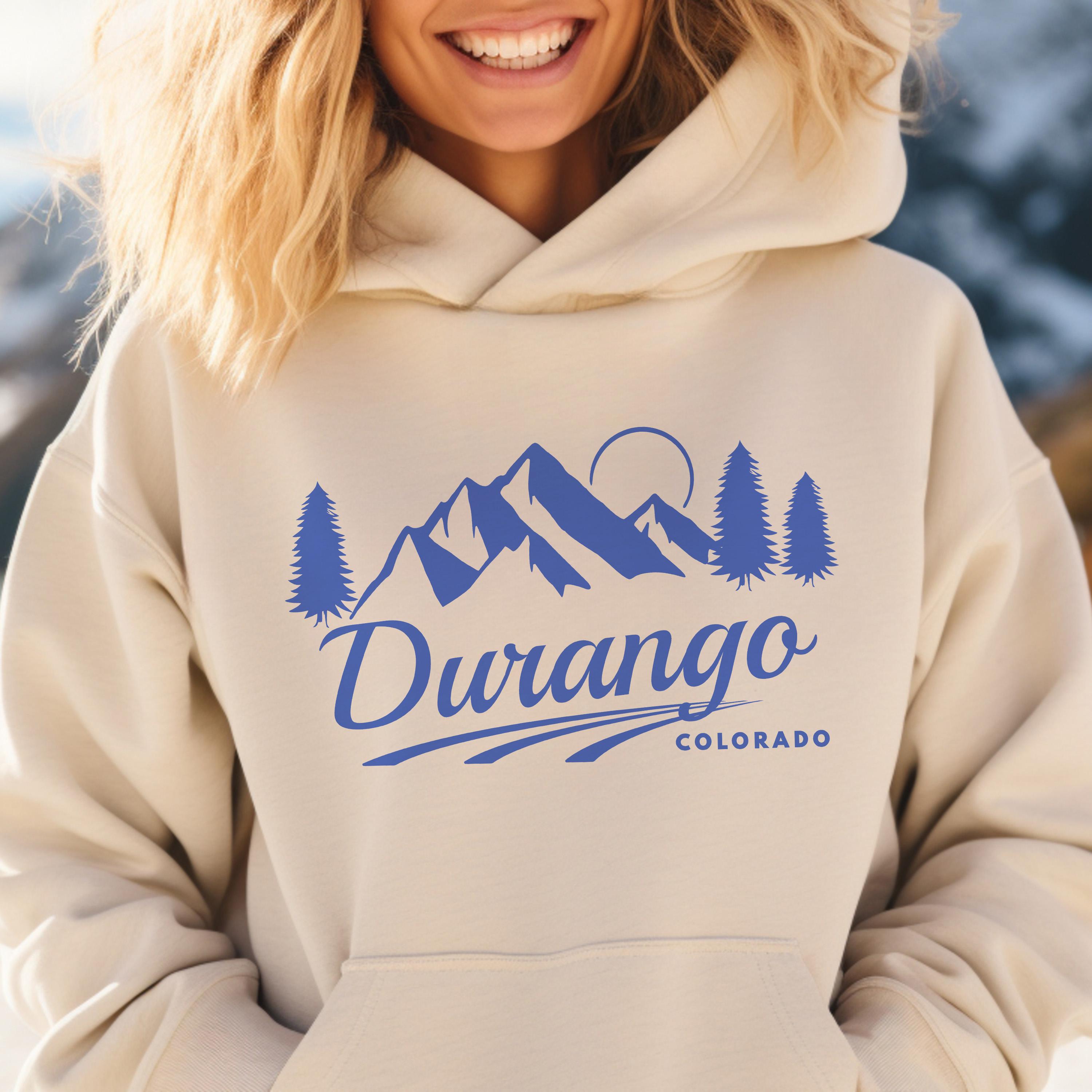 Durango Colorado Hoodie: Unisex Mountain Sweatshirt