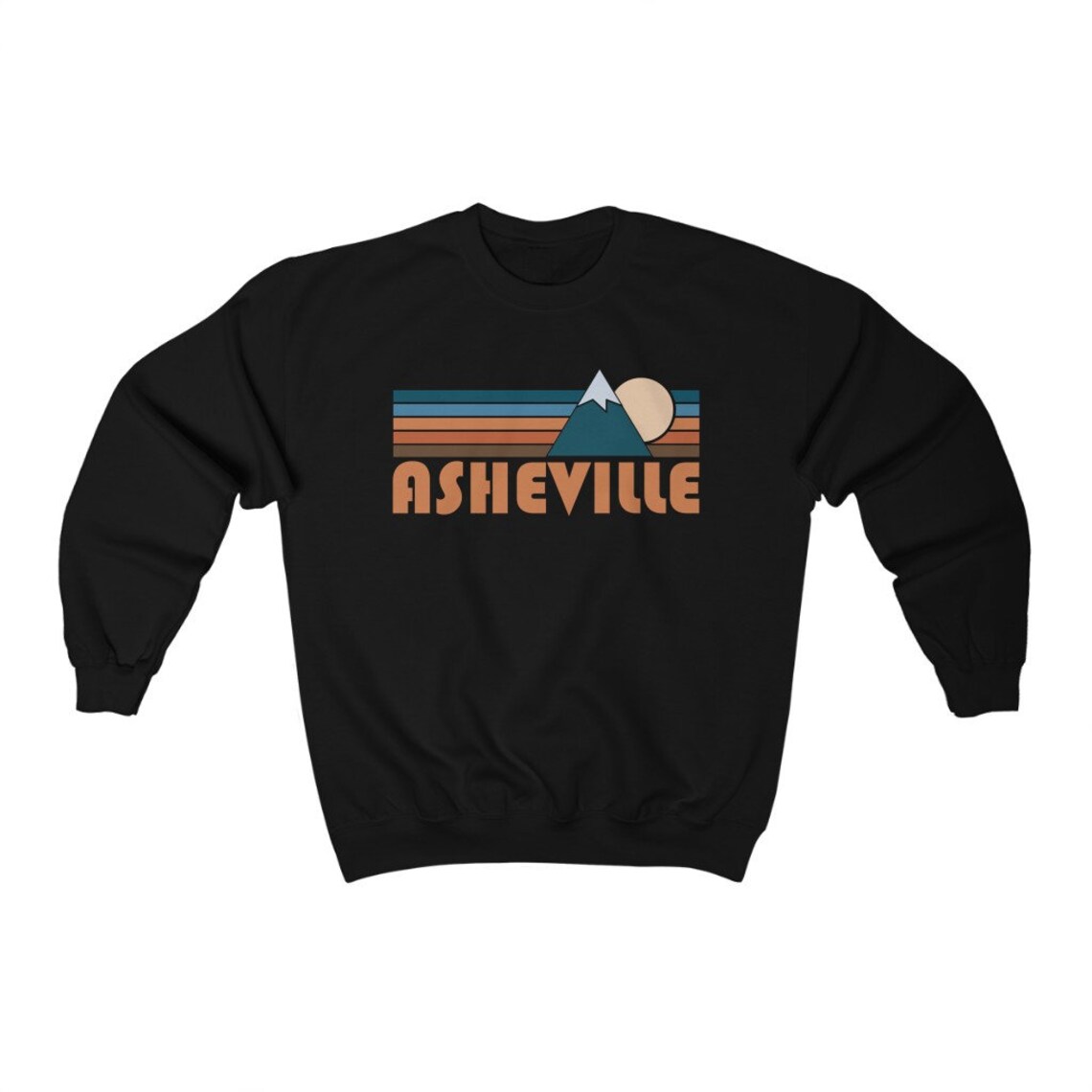 Asheville North Carolina Sweatshirt Unisex Retro Mountain Etsy