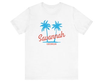 Savannah, Georgia T-Shirt - Unisex Savannah Shirt - Personalization Available