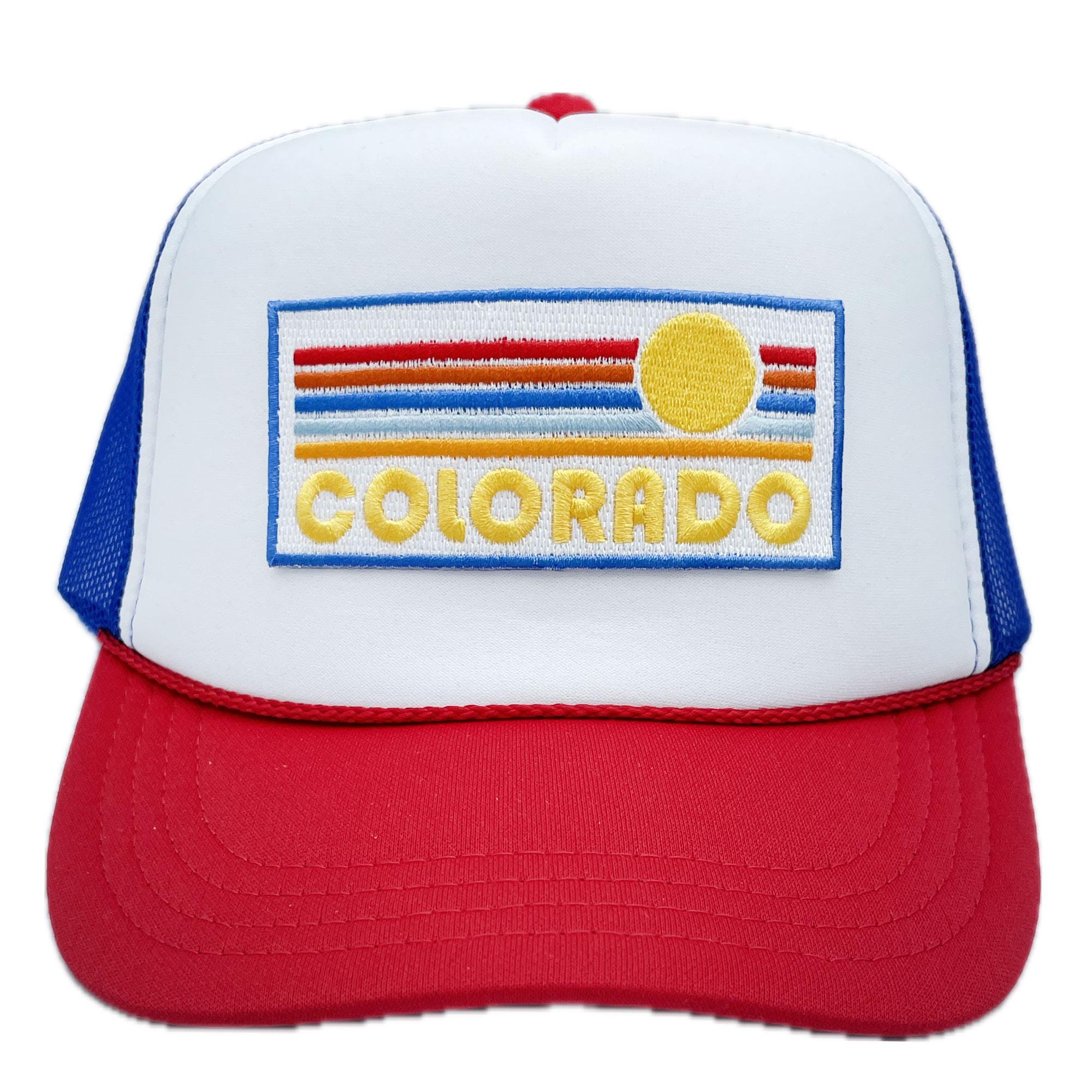 Kids' Vintage Colorado Flag Patch Hat – Stone-Washed Snapback Cap