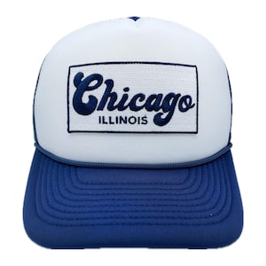 Chicago, Illinois Trucker Hat, Adult Retro Snapback Chicago Hat