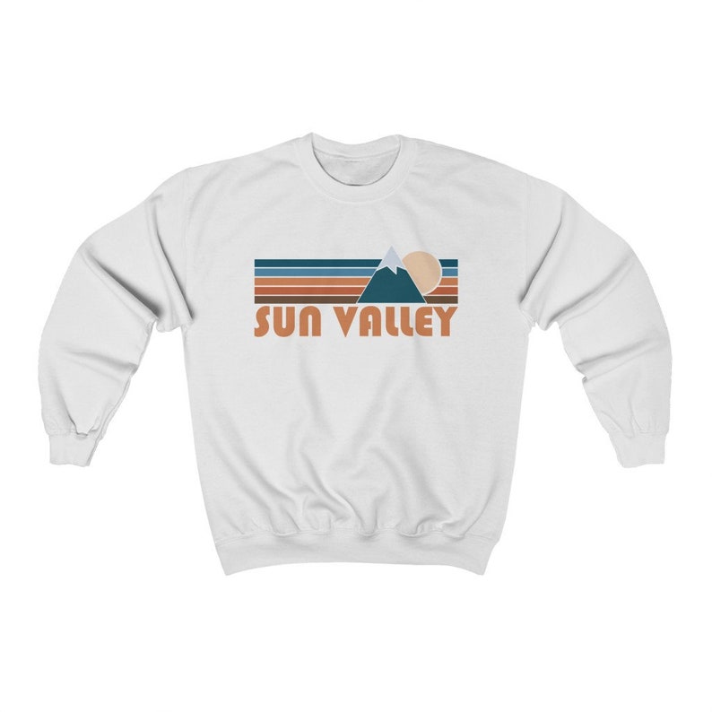 Sun Valley Idaho Sweatshirt Unisex Retro Mountain Crewneck Etsy