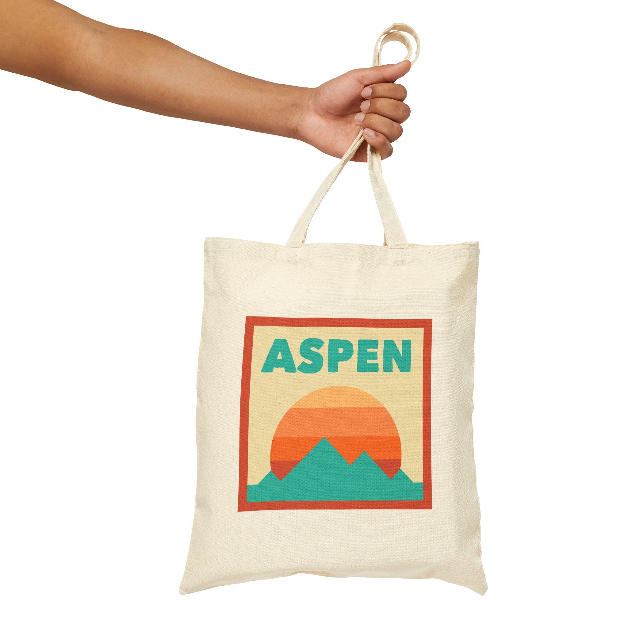Made In Colorado Canvas Tote Bag - Reusable Shopping & Grocery Bag, Natural Cotton (15" X 15" Or 15" X 18") - View #5