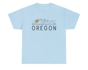 Oregon T-Shirt, Retro Classic Fit Unisex Oregon Shirt