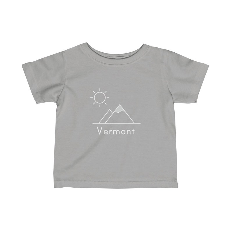 Vermont Infant T Shirt Top Unisex Vermont Baby Gift / Infant Etsy