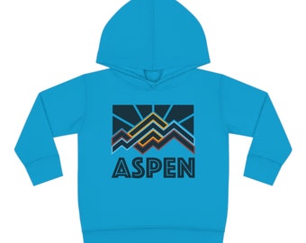 Aspen, Colorado Toddler Hoodie: Unisex Ski Sweatshirt