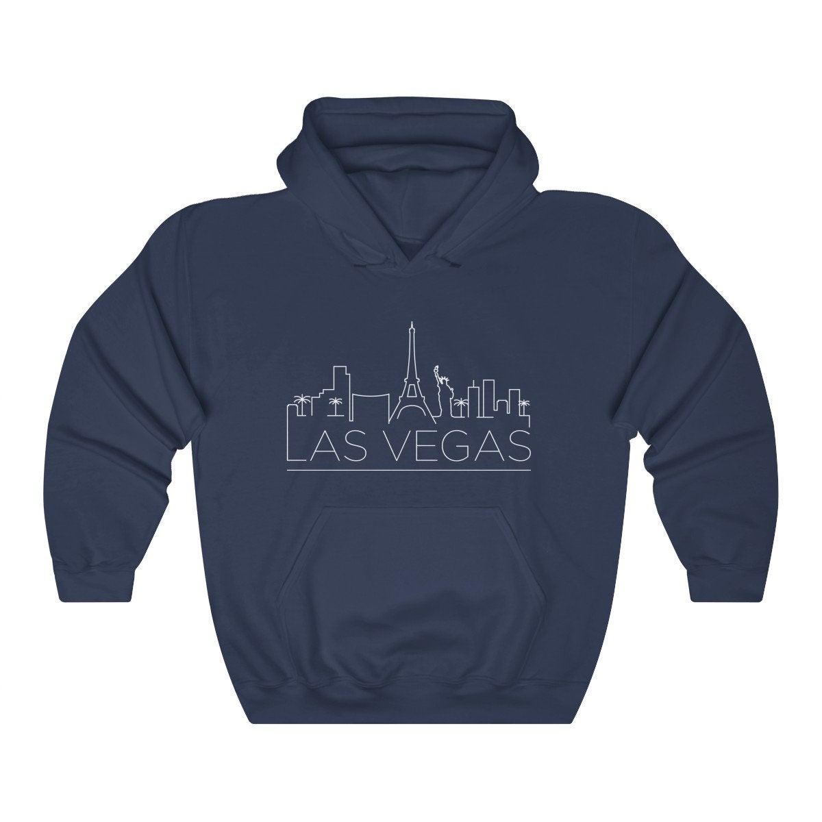 Las Vegas Skyline Hoodie: Unisex Nevada Sweatshirt - Etsy