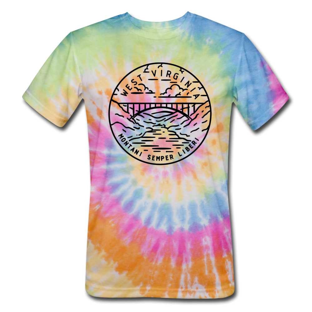 West Virginia Tie-dye T-shirt State 