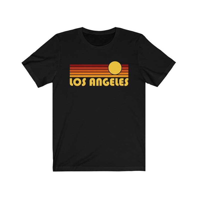 Los Angeles California Shirt Retro Sunset Unisex Los Etsy