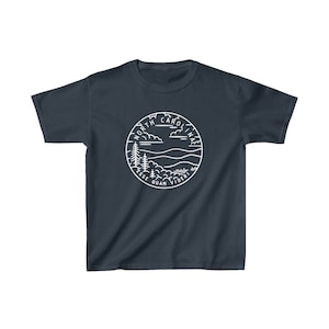 North Carolina Youth T Shirt, State Design Unisex North Carolina Kid's T-Shirt - Personalization Available